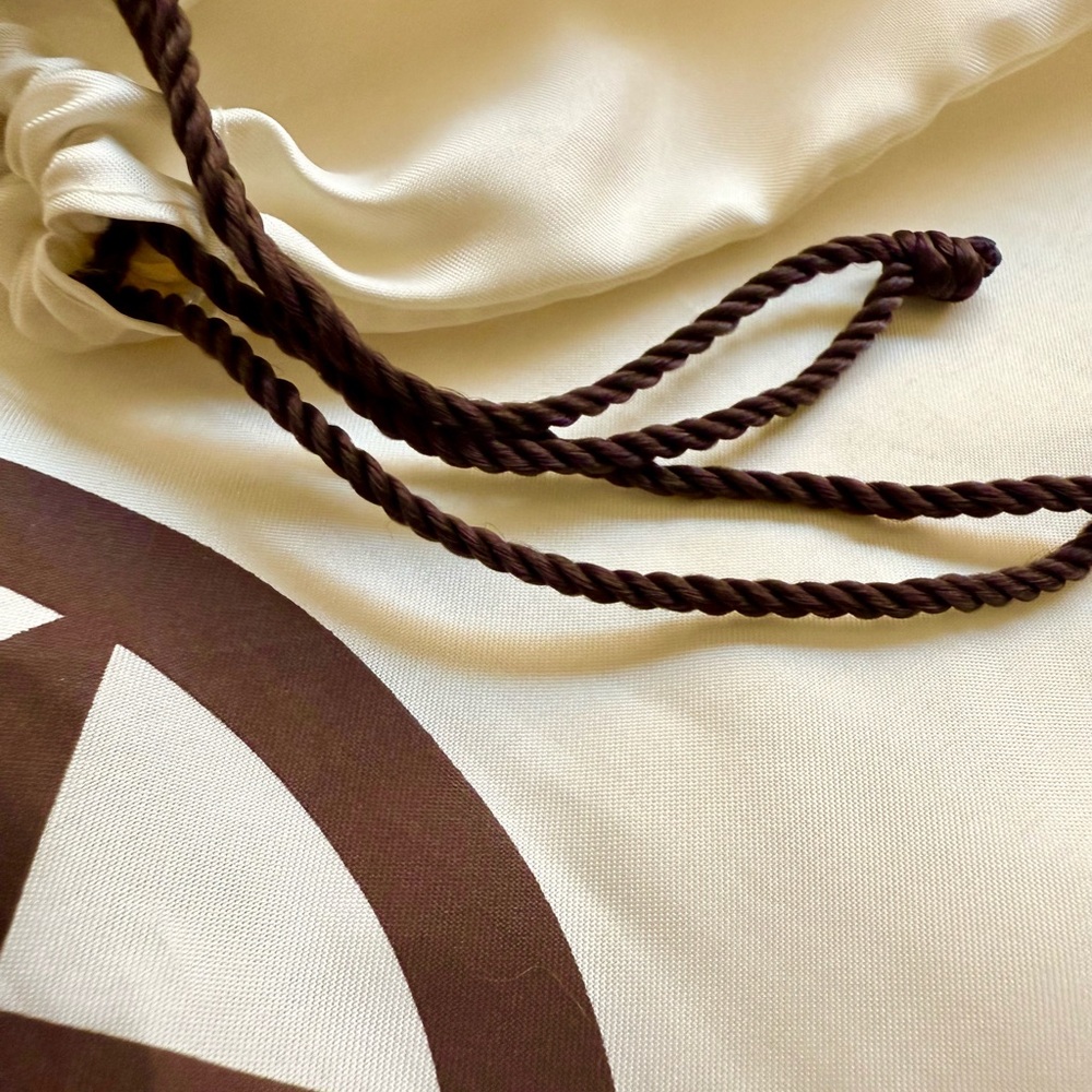 Michael Kors Cream and Brown Logo Tote